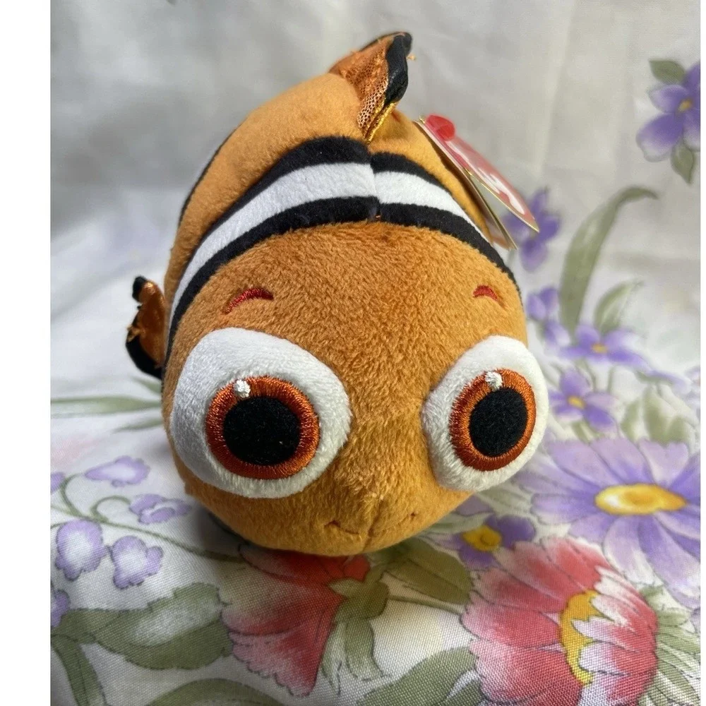 Ty‎ Beanie Baby Nemo Plush Disney Pixar Finding Dory Clownfish NWT 8